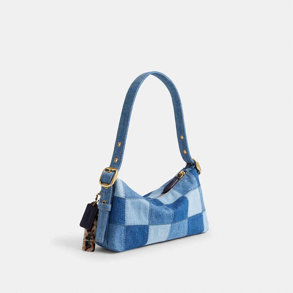 Coachtopia Alter/Ego Small Slouchy Shoulder Bag In Upcrafted Cotton - Picture 8 of 11